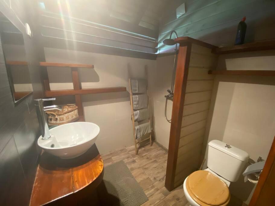 Ti Zaboka Chalet , Spa Privatif Лез-Абим Экстерьер фото
