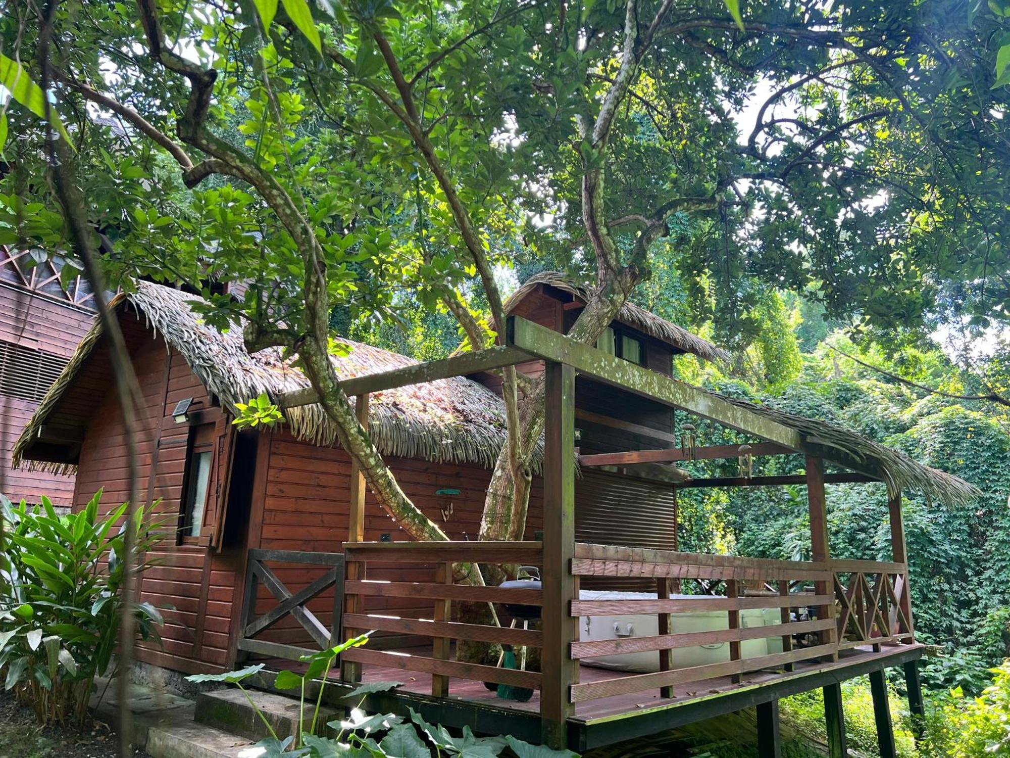 Ti Zaboka Chalet , Spa Privatif Лез-Абим Экстерьер фото